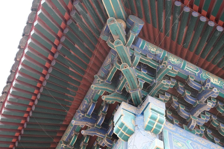 The Forbidden City roof detail. Image © Han Shuang