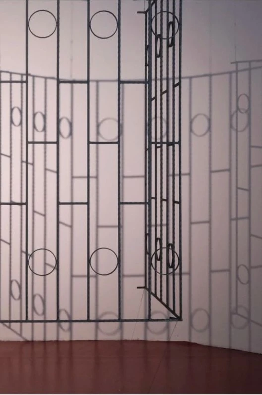 Installation "Architecture: Window" by the architect Jin Yuan. Image © Han Shuang
