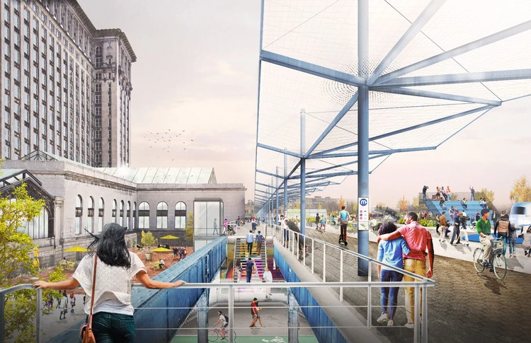Gensler and PAU Create Ford Motor Mobility District in Detroit’s Oldest Neighborhood 1