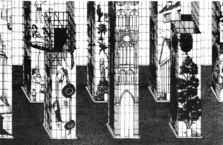 The Eleventh City Splendid Houses- 1971. Image © Superstudio