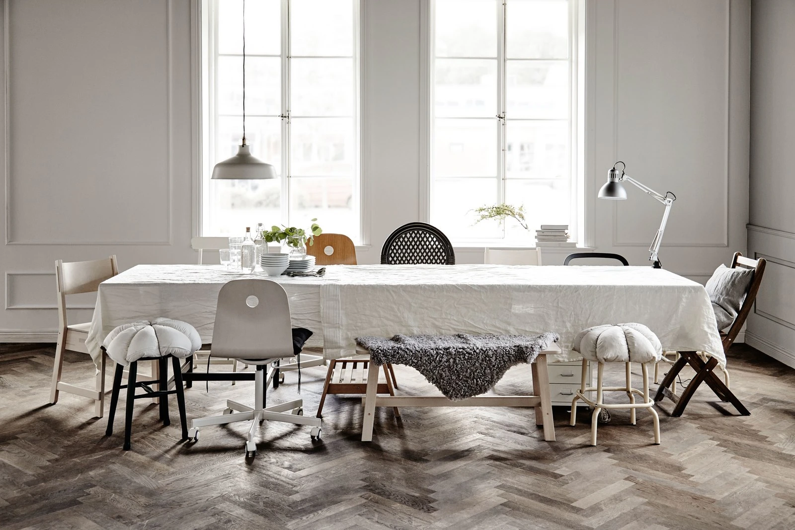 scandi dining room
